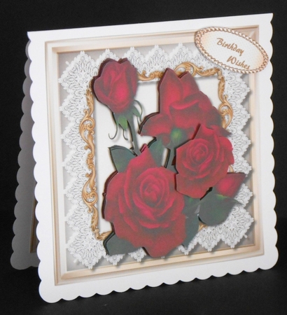 8x8 Mini Kit , Beautiful Widows Ppower Roses  by Joan Prince