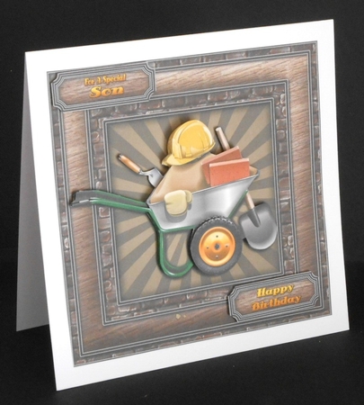 Builder 8x8 Decoupage Mini Kit by Joan Prince