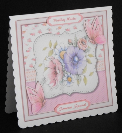 Summer Flowers and  Butterflys  by Joan Prince