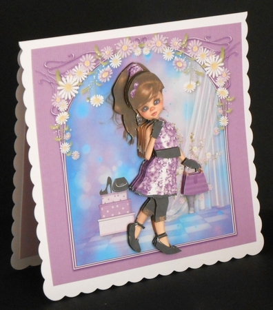 Sweet Little Modern Miss Purple Fashion Mini Kit by Joan Prince