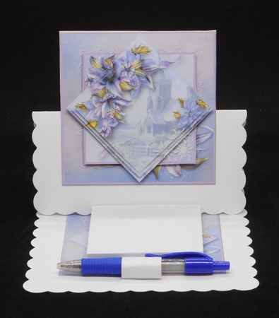 Winter Church - Diamond Pyramid Card Mini Kit by Joan Prince