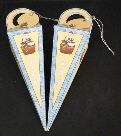 Icicle Box- Christmas #7 -( No text) by Joan Prince