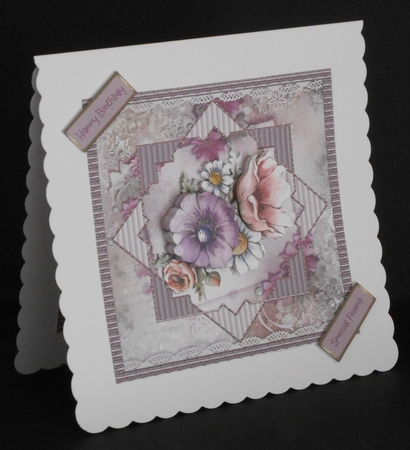 Summer flowers and lace by Joan Prince