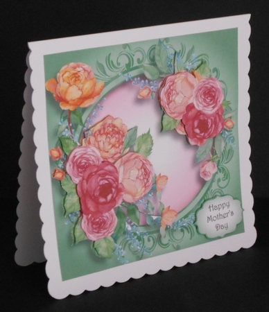 Beautiful Pink Roses by Joan Prince