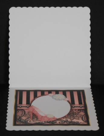 Black and Pink Lace Mothers Day by Joan Prince