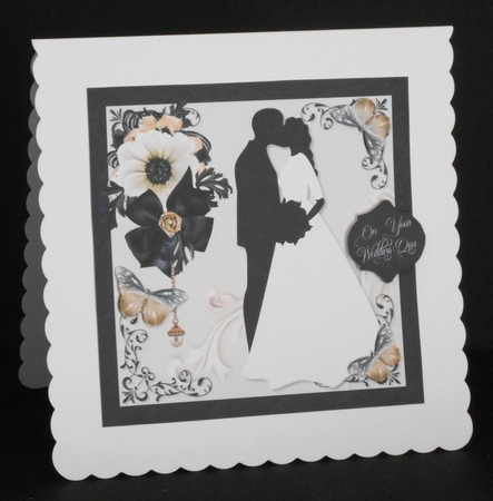 Elegant Wedding Silhouette 14 by Joan Prince