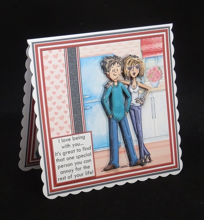 BEING WITH YOU Humorous Young Ones 7.5 Decoupage & Insert Mini Kit by Joan Prince