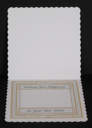 New Home Two 8x8 Card Front/Topper by Joan Prince