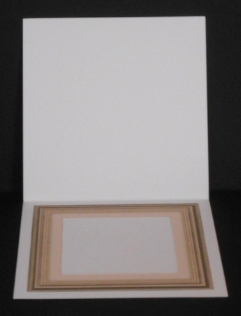 Floral  8x8 Card Front / Topper by Joan Prince