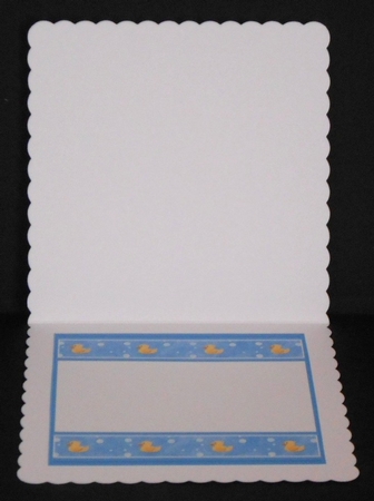 NEW BABY BOY & NEW BABY GIRL 7.5 Blue & Pink Blank Inserts by Joan Prince