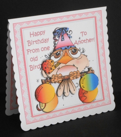 8x8 from one old bird to another mini kit by Joan Prince