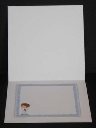 1ST HOLY COMMUNION or CONFIRMATION Boy & Verse 7.5 Decoupage & Insert Mini Kit by Joan Prince