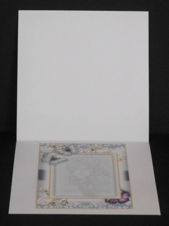 A5 Crocus Flutters Card Front Kit by Joan Prince