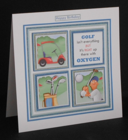 Sports Squares RIGHT UP THERE WITH OXYGEN Quick Layers Cards Bumper Kit by Joan Prince