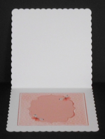Pretty Coral Rose Insert by Joan Prince