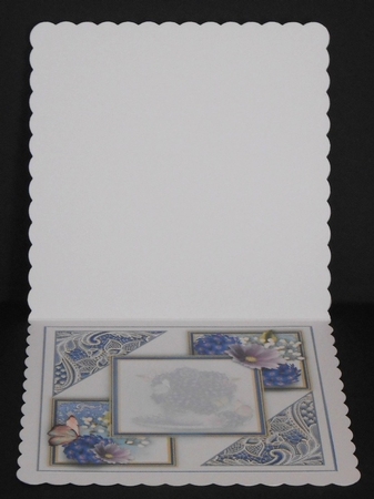 Hydrangea And Lace Card Front kit by Joan Prince