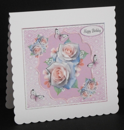 Pretty Mauve Rose by Joan Prince