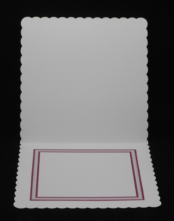 CLASSY & FABULOUS MAROON 7.5 Decoupage & Insert Mini Kit by Joan Prince