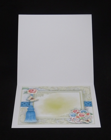 7x7 pretty Floral Teacup Card Kit by Joan Prince