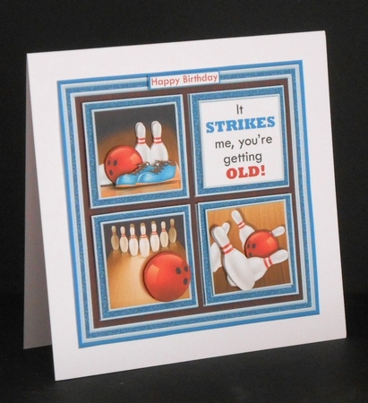 BOWLING NIGHT 7.5 Quick Layer Card & Ages Mini Kit by Joan Prince
