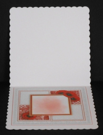Poppy Lace Squares Card Kit by Joan Prince