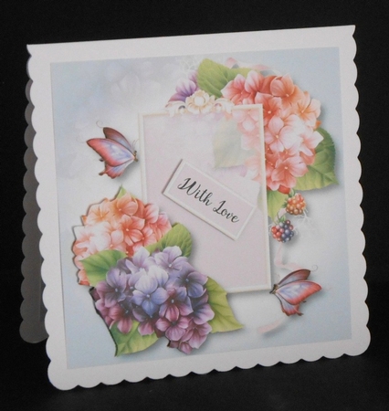 Pretty Pastels & Flutters 8x8 by Joan Prince