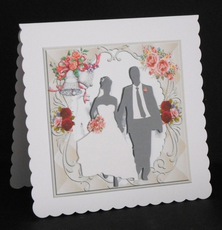 Wedding Quick Card 6 7x7 by Joan Prince