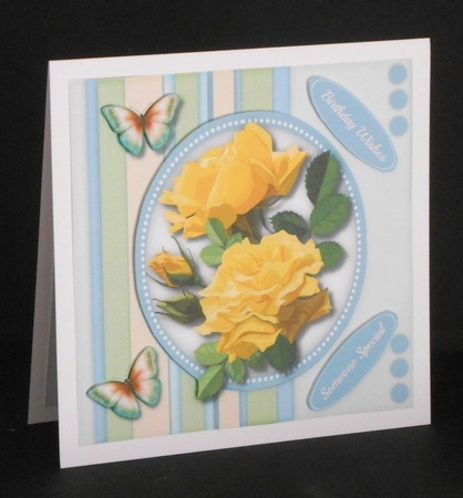 Water Coloured Roses 3 by Joan Prince