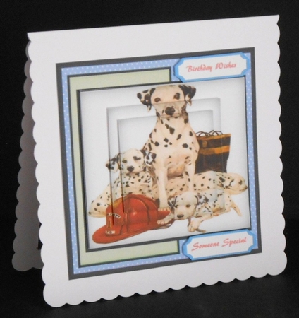 Beautiful Dalmation Family , Pyramid  by Joan Prince
