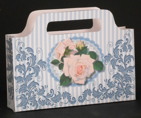 Lovely Blue Tote Bag by Joan Prince