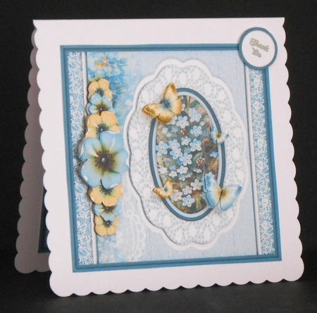 Vintage Shabby Floral Card Kit 1470 by Joan Prince