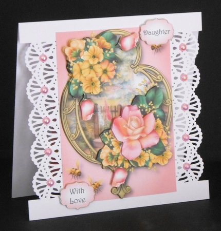 Floral Golden Frame Bumper Kit 1 by Joan Prince