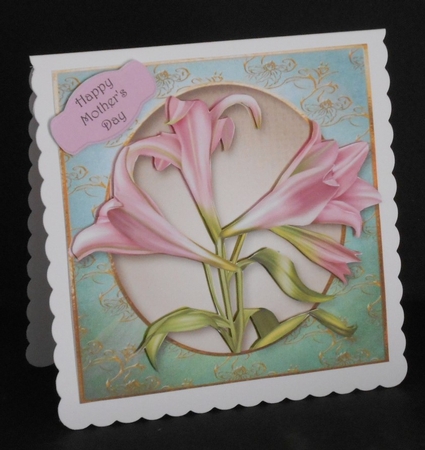 Beautiful Lilies Square Bumper Kit by Joan Prince