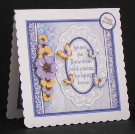 Vintage Shabby Floral Card Kit 1481 by Joan Prince