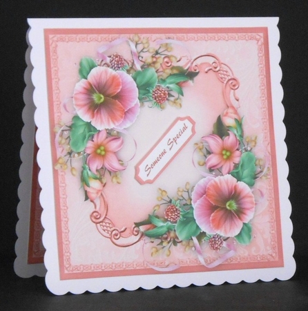 Beautiful Pink Summer Pansys  by Joan Prince