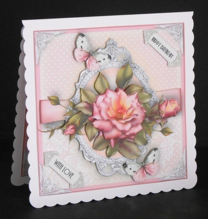 Polka Dots and Lace Flowers Bumper Kit by Joan Prince