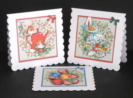10 ,Sheet Bumper Kit, Christmas Quick Cards  by Joan Prince