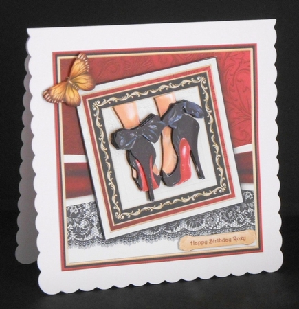 Product Name: JUST SHOES 7.5 Decoupage & Insert Mini Kit by Joan Prince
