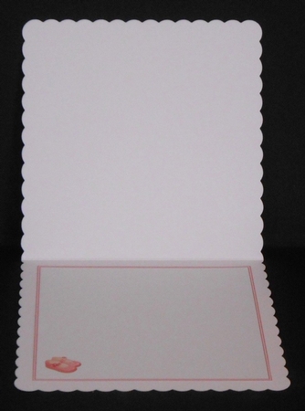 PINK 1ST BIRTHDAY SHOES INSERT by Joan Prince