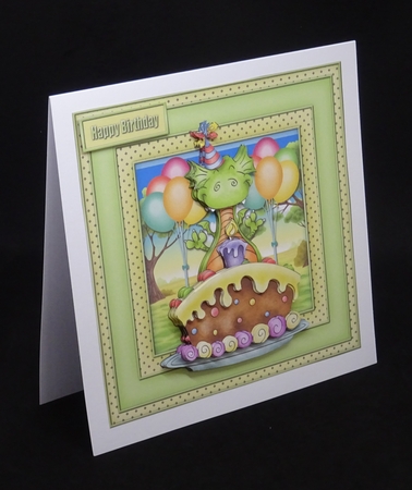 Birthday Dragon 8x8 Mini Kit by Joan Prince