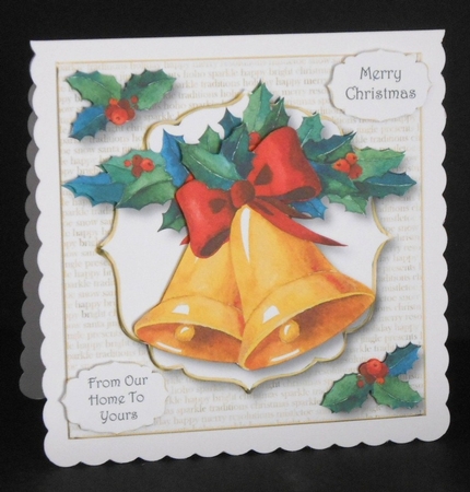 White & Gold Christmas Bumper Kit 1 by Joan Prince