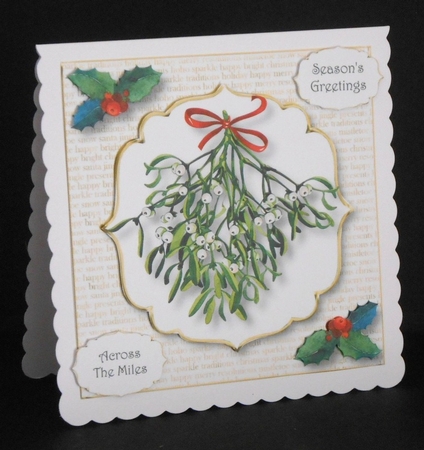 White & Gold Christmas Bumper Kit 1 by Joan Prince
