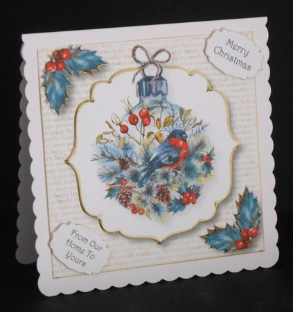 White & Gold Christmas Bumper Kit 1 by Joan Prince