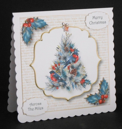 White & Gold Christmas Bumper Kit 1 by Joan Prince