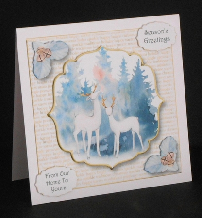 White & Gold Christmas Bumper Kit 2 by Joan Prince