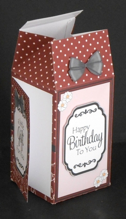 3D Spots & Flowers Milk Carton Treat Box Mini Kit by Joan Prince