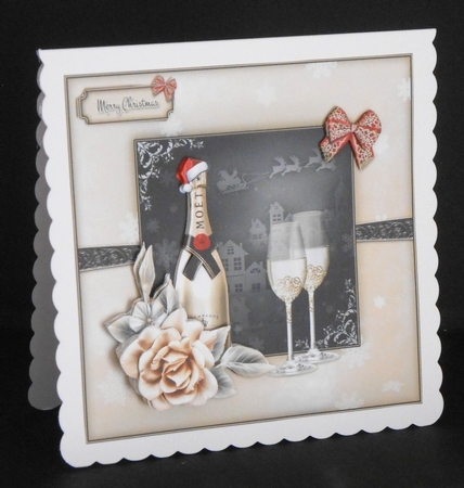 Christmas Tipple 8x8 Mini Kit by Joan Prince