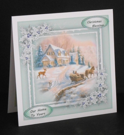 8x8 Mini Kit , Christmas Blessings , Green by Joan Prince