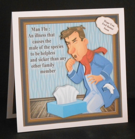 Man Flu Humor 8x8 Mini Kit by Joan Prince