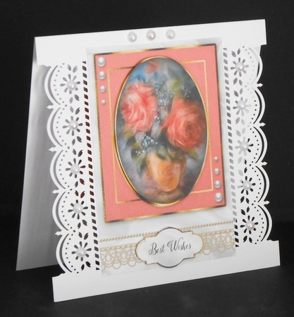 Happy Birthday Floral card by Joan Prince